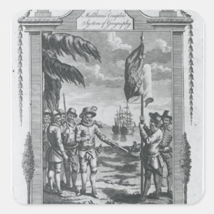 Adesivo Quadrado Senhor Walter Raleigh