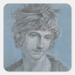 Adesivo Quadrado Senhora Alberico Olympia das goivaduras, 1784