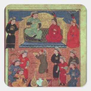 Adesivo Quadrado Senhora Supl. Pers.Arghan Khan com o dois de seu