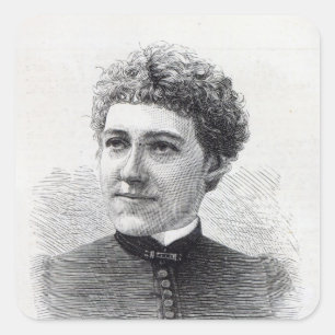 Adesivo Quadrado Senhorita Charlotte Robinson