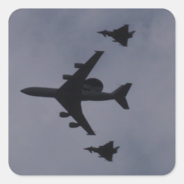 Adesivo Quadrado Sentinela escoltado por Typhoons