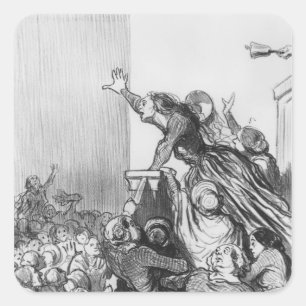 Adesivo Quadrado Série 'Les Divorceuses