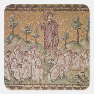 Adesivo Quadrado Sermão no Monte