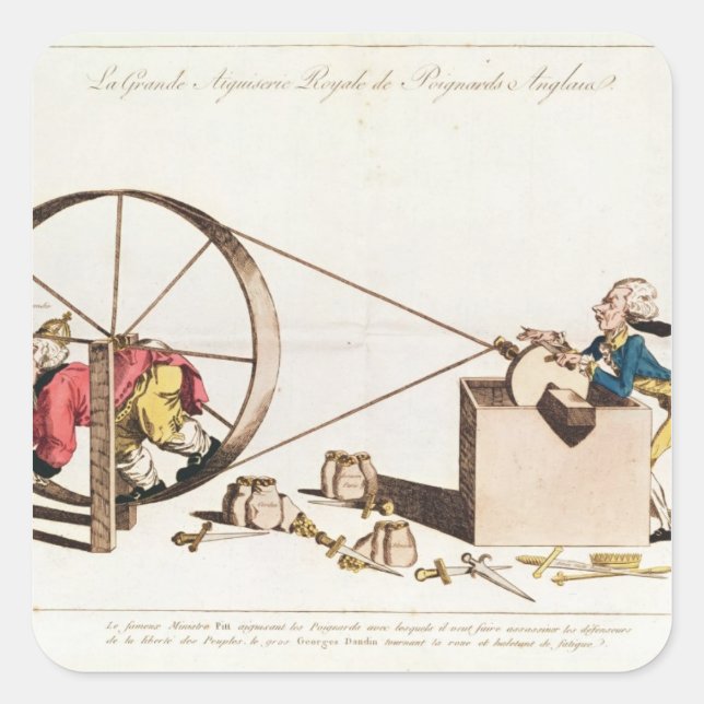 Adesivo Quadrado Serviço Real de Nitidez (Frente)