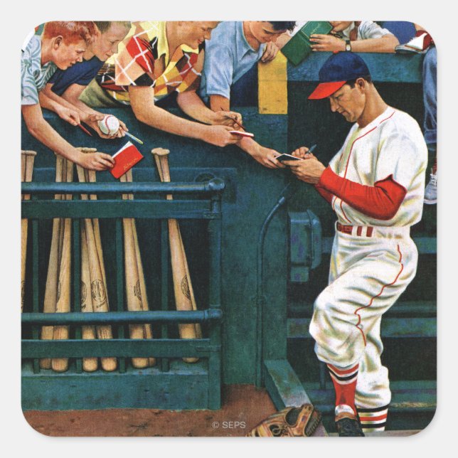 Adesivo Quadrado Sessão Autografada (Frente)