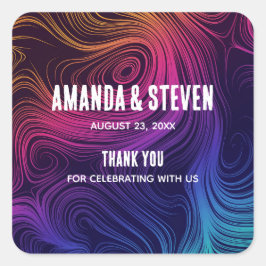 Adesivo Quadrado Sessenta Círculos de vibração e espirros Legal Cas