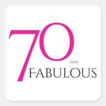 Setenta e Fabuloso Minimal Rosa Aniversário de 70