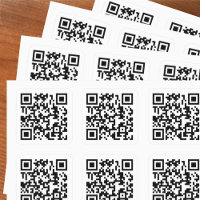 Seu código QR mais detalhes comerciais em um grand