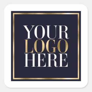 Adesivo Quadrado Seu logotipo aqui