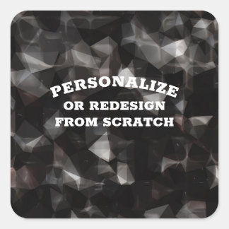 Adesivo Quadrado Seu Texto ou Design Aqui - Crie um Personalizado