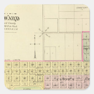 Adesivo Quadrado Seward, Nebraska