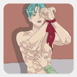 Adesivo Quadrado sexy man