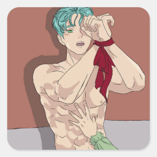 Adesivo Quadrado sexy man