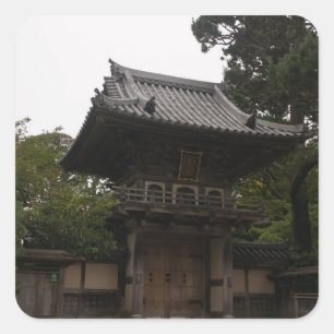 Adesivo Quadrado SF Japonês Tea Garden Entrings Stickers