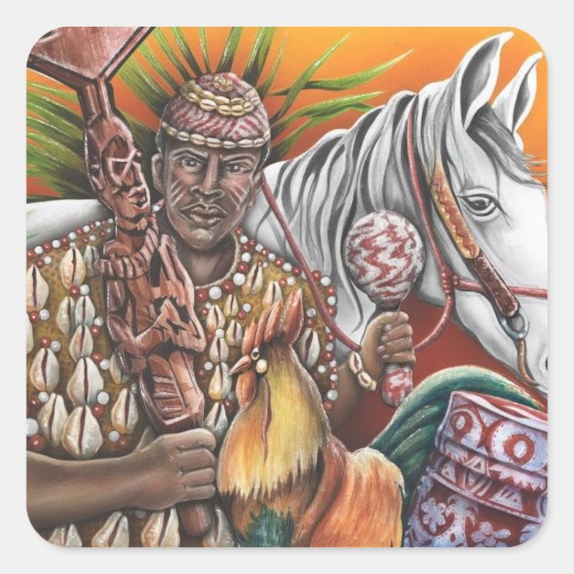 Adesivo Quadrado Shango (Frente)