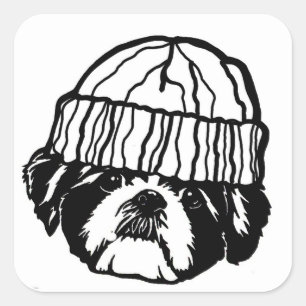Adesivo Quadrado shia tzu goon