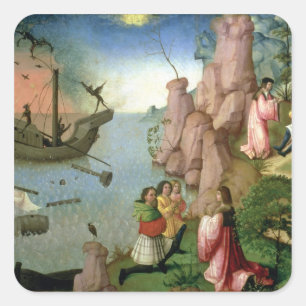 Adesivo Quadrado Shipwreck causado por demónios