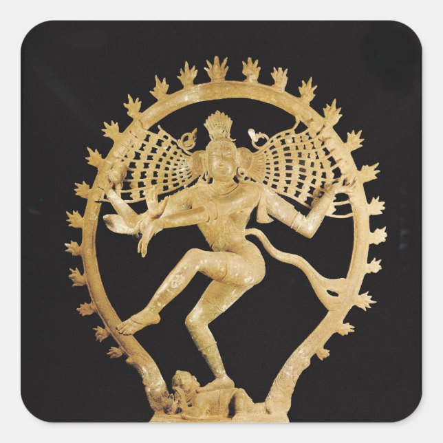 Adesivo Quadrado Shiva Nataraja (Frente)