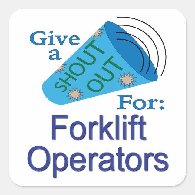 Adesivo Quadrado Shout for Forklevantker Square (Frente)