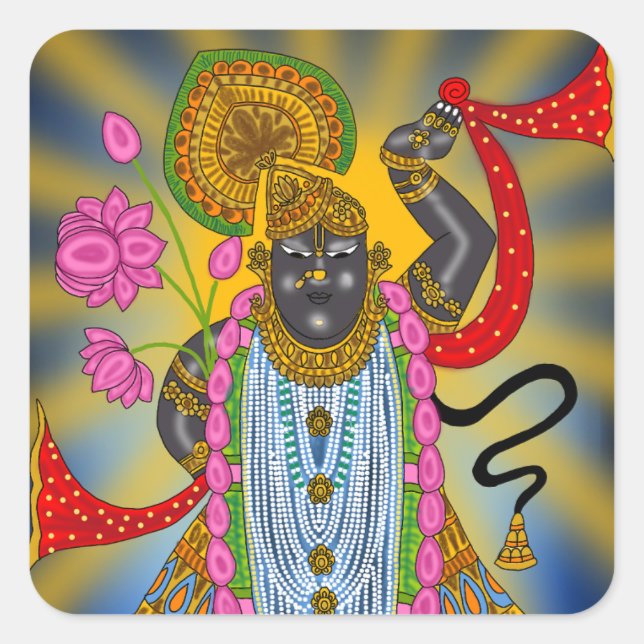 Adesivo Quadrado Shreenath Sticker (Frente)