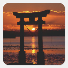 Adesivo Quadrado Shrine Nagao Japonês