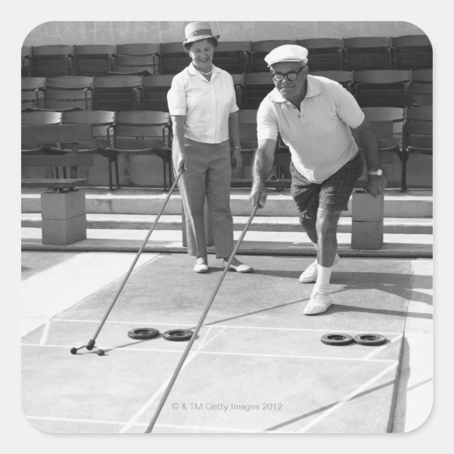 Adesivo Quadrado Shuffleboard (Frente)