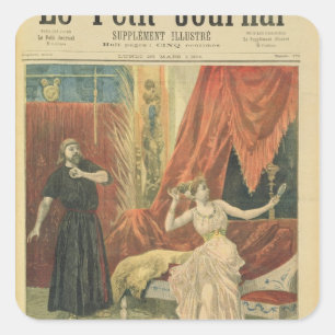 Adesivo Quadrado Sibyl Sanderson e Monsieur Jean da senhorita