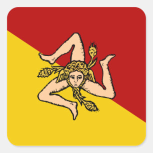 Adesivo Quadrado Sicily Square Sticker