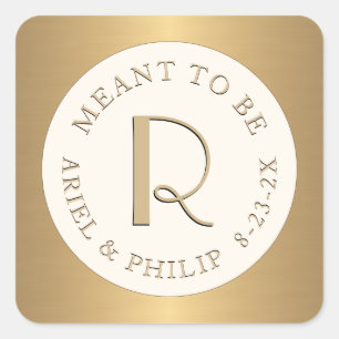 Adesivo Quadrado Significado para ser Miniplaca de monograma com da