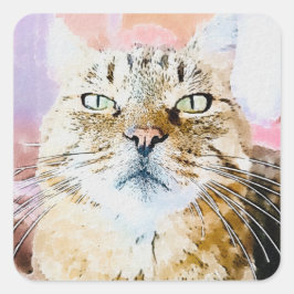 Adesivo Quadrado Simba the Striped King