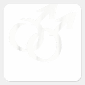 Adesivo Quadrado símbolos gay