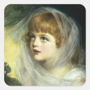Adesivo Quadrado Simplicidade e Inocência, 1900