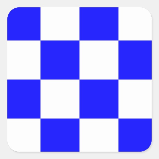 Adesivo Quadrado Sinal de Sinalizador Náutico - Letra N (novembro) (Frente)