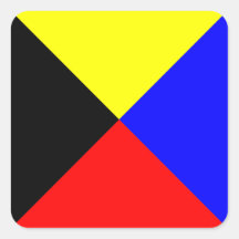 Sinal de Sinalizador Náutico Z (Zulu)