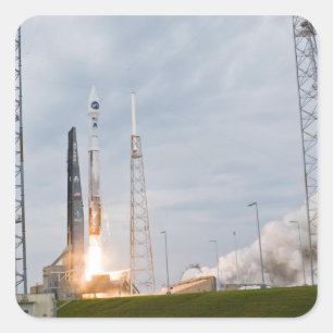 Adesivo Quadrado Sinal do fogo e de fumo o liftoff