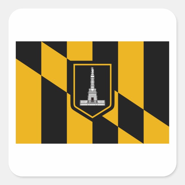 Adesivo Quadrado Sinalizador Baltimore (Frente)