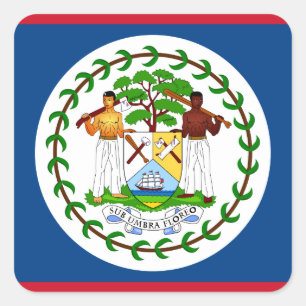 Adesivo Quadrado Sinalizador Belize