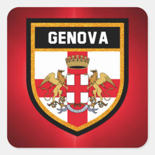 Adesivo Quadrado Sinalizador Genova