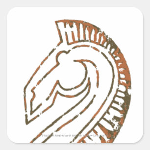 Adesivo Quadrado Sinalizador Rohirrim