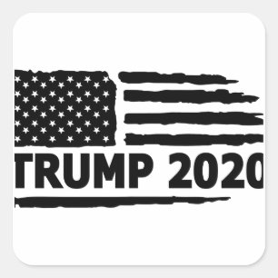 Adesivo Quadrado Sinalizador Trump 2020