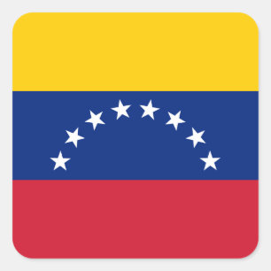 Adesivo Quadrado Sinalizador Venezuela (venezuelano)
