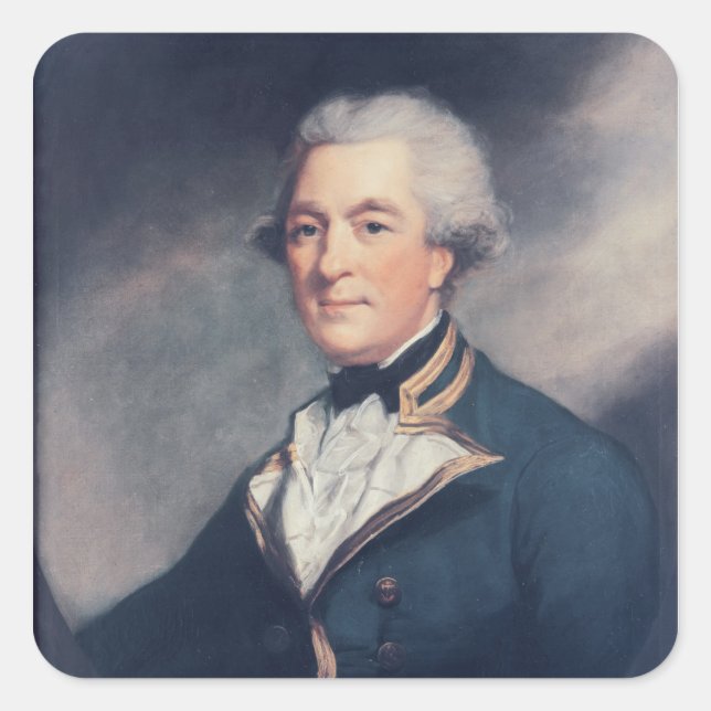 Adesivo Quadrado Sir Andrew Hamond, Bt. (Frente)