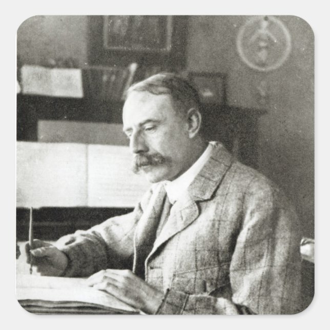 Adesivo Quadrado Sir Edward Elgar (Frente)