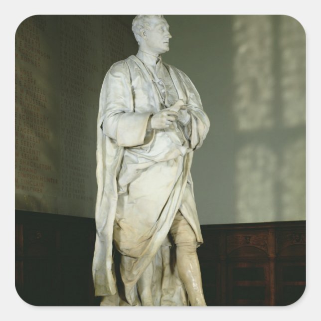 Adesivo Quadrado Sir Isaac Newton (Frente)