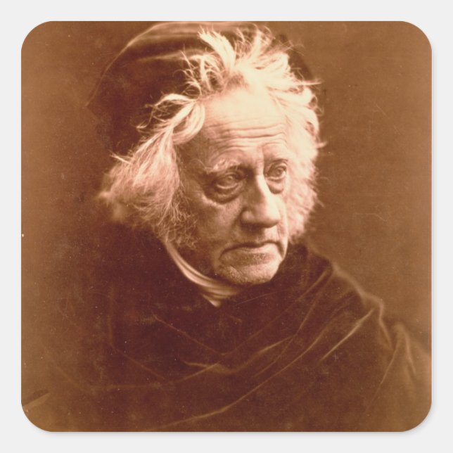 Adesivo Quadrado Sir John Frederick William Herschel (1792-1871) 18 (Frente)