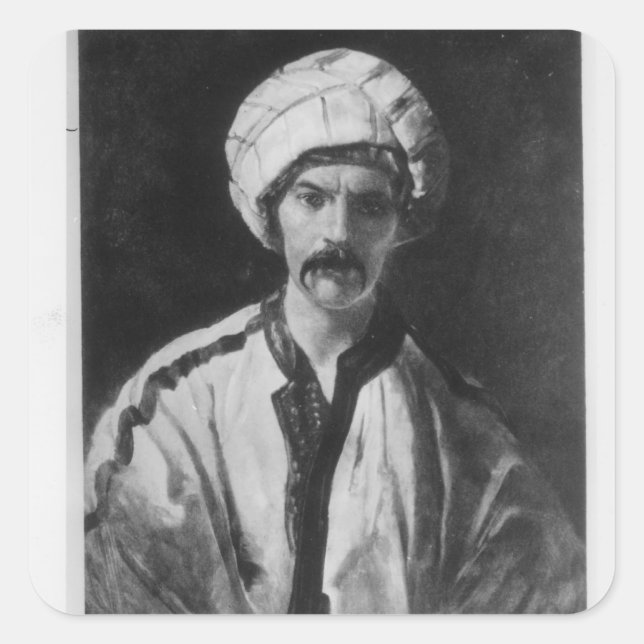 Adesivo Quadrado Sir Richard Burton (Frente)