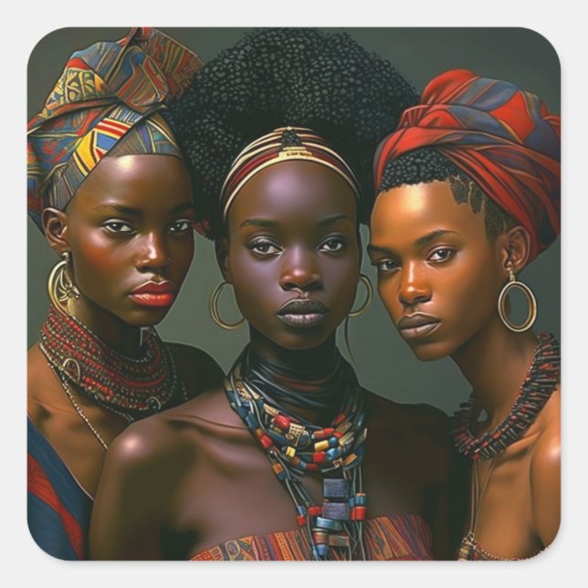 Adesivo Quadrado 'Sistas' Generalizadores De Arte (Frente)