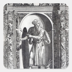 Adesivo Quadrado Skanderbeg