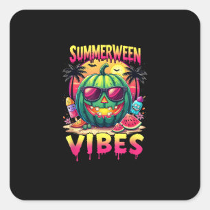 Adesivo Quadrado Skeleton Summer Summerentre Vibes Watermelon Jack-