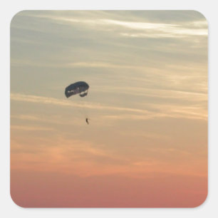 Adesivo Quadrado Skydiving